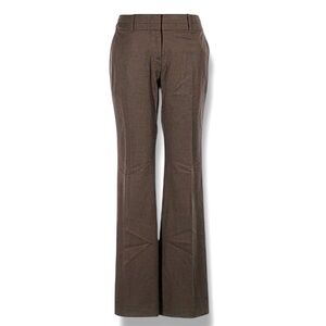 Vintage Y2K NWT IZ Byer California Wide Leg Chocolate Twill Trousers Size 13 Med